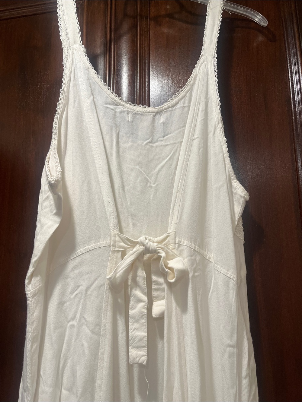 Cute Options Off White Embroidered Sleeveless Maxi Dress - Picture 5 of 6